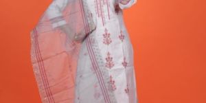 Ladies Cotton 3 Piece Kurti Set