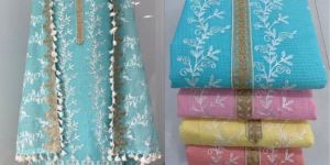 Ladies Georgette Unstitched Suit Fabric