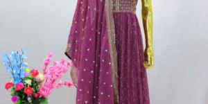 Ladies Sleeveless Designer Anarkali Suit