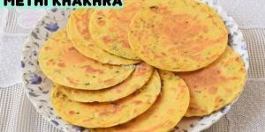 Round Methi Khakhra