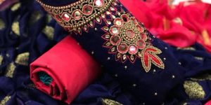Ladies Chanderi Silk Suit Fabric