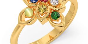 Ladies Stylish Navratna Ring