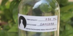 750 Ml Samsara Liquor Glass Bottle