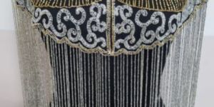 Ladies Georgette Beaded Poncho Dress