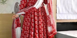 Ladies Printed Anarkali Suit
