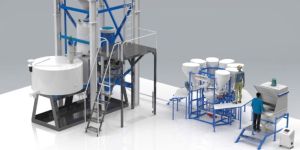 Semi Automatic Mixer Feeding System