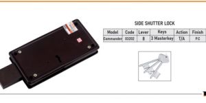 Side Shutter Lock