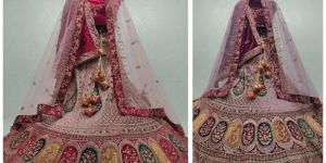 Bridal Wear Double Dupatta Lehenga