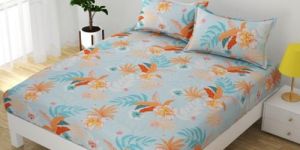 Super Soft Printed Double Bed Sheet