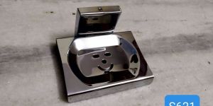 Polished Stainless Steel Soap Dish