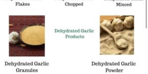 Dehydrated Garlic Powder, Flax