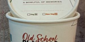 Printed Round Paper Food Container