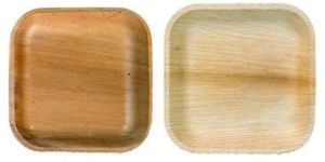 10 Inch Square Areca Leaf Plate