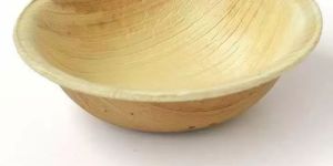 4.5 Inch Round Areca Leaf Bowl