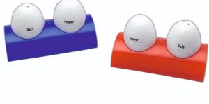 Egg Shaped Salt & Pepper Shaker Set