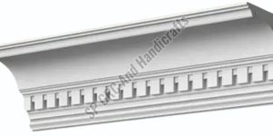 White GRC Cornices
