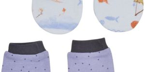 Navy Zone Newborn Baby Soft Hosiery Cotton Rib Mittens