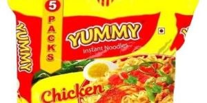 Yummy Chicken Instant Noodles: Pack of 5