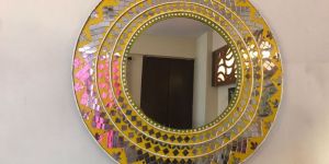 Decorative Mirror with Art Work