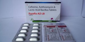 Cefixime,azithromycin and Lactic Acid Bacillus Tablets