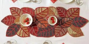 Embroidered Table Runner