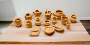 Festival Decorations Miniature Kitchen Set