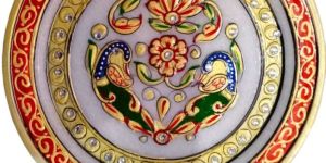 Marble decorative plate.