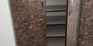 7 Feet 3 Doors Home Wooden Wardrobe