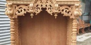 Handcrafted Wooden Temple
