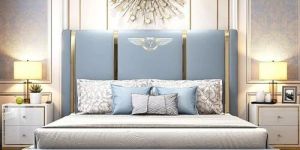 King Size Upholstered Bed