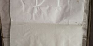Loop Handle Plain White Paper Bag