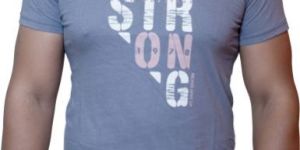 Mens Stay Strong Regular Fit T Shirt