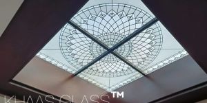 Square Stained Glass Skylight