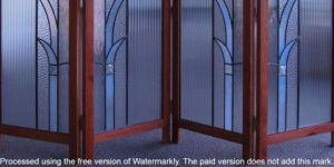 Stained Glass Moveable Partition