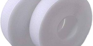 White Colour Hook and Loop Roll