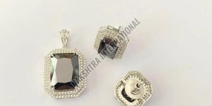 Silver Plated Pendant Set