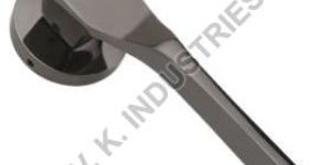 Mortise Brass Rose Handle