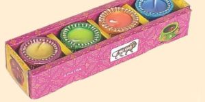 4 Pcs Decorative Matki Wax Diya