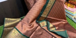 Banarasi Kora Muslin Saree