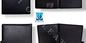 Black Leather File Folder