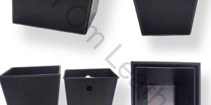 Leather Dustbin