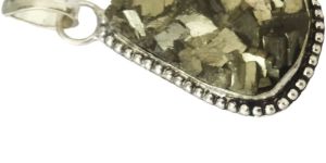 Pyrite Crystal Gemstone Pendant