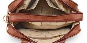 Elephant Print Satin Handbag