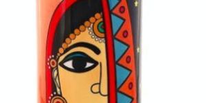 Meena Printed Copper Water Bottle