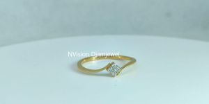 Natural 4 Diamond Millennial Light Weight Ring