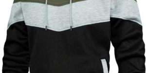 Mens Colour Block Hoodie