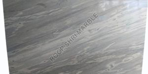 Cloudy Grey Marble Slab