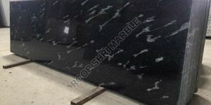 Fish Black Granite Slab