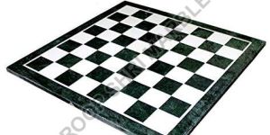 Marble Inlay Chess Design Table Top
