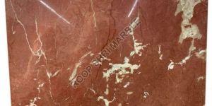 Red Indian Carrara Marble Slab
